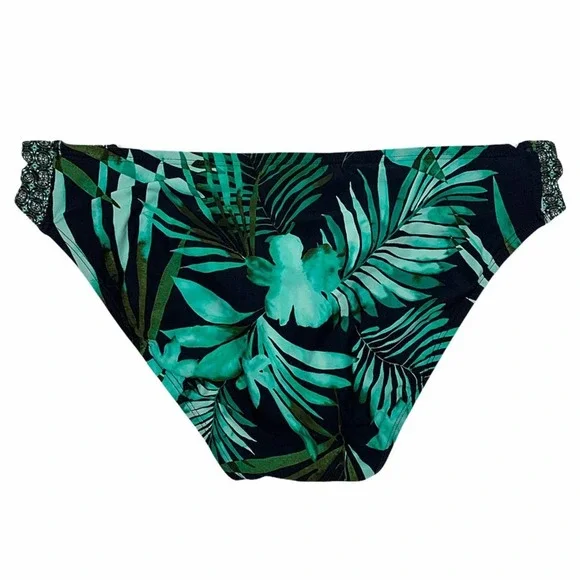 Jantzen Leafy Tropical Palm Tab-Side Bikini Bottom - Picture 4 of 10